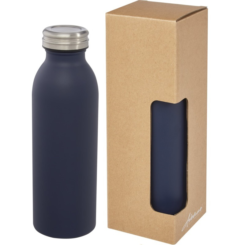 blue riti bottle in and out of box