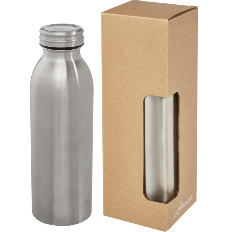 silver riti bottle in and out of box