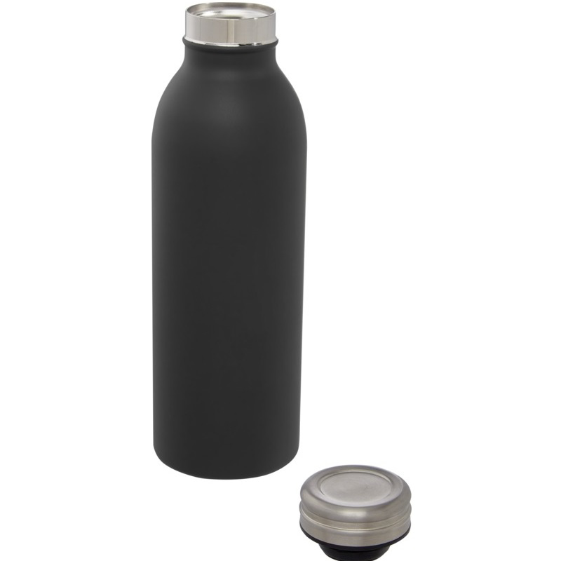 black riti bottle with lid off