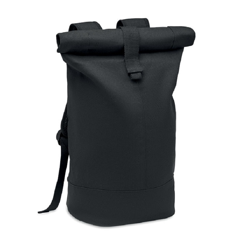 rolltop backpack side view