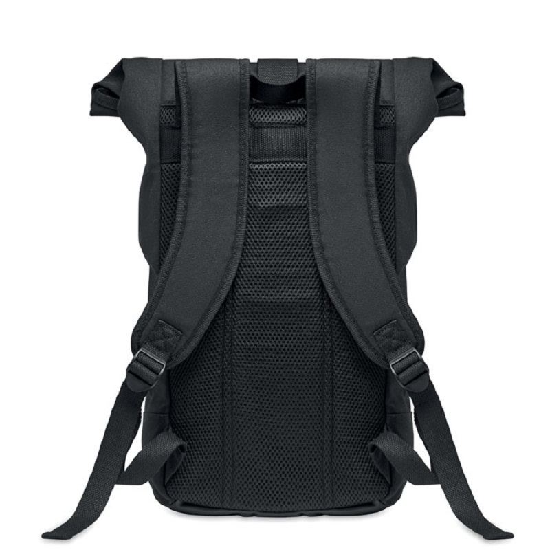 rolltop backpack back view