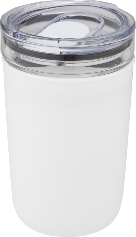 Bello glass tumbler white