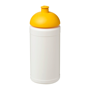 white bottle with yellow sip lid