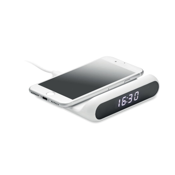 Smooth Plastic Wireless Clock Charger