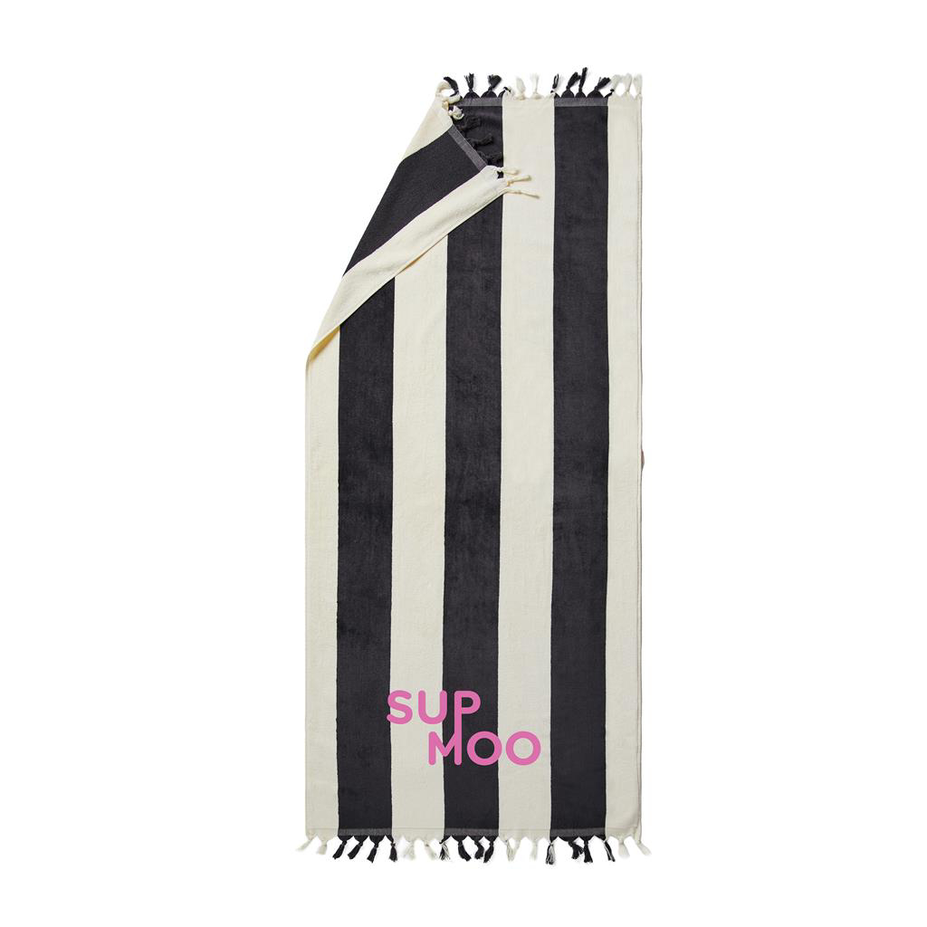 Soft Cotton Beach Towel with Logo