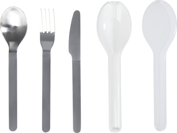 Stanless Steel Cutlery Set in Plastic Branded Case