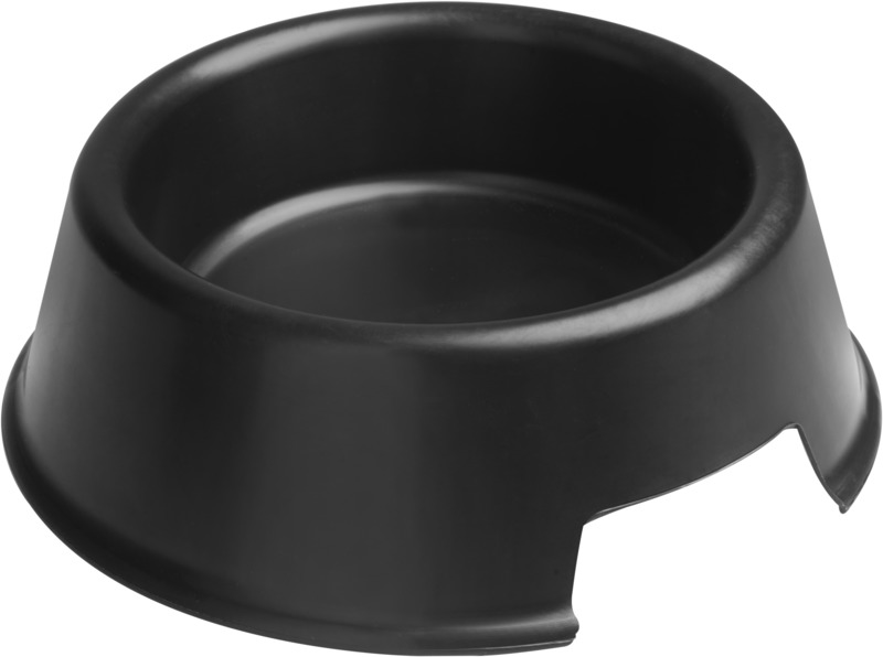 Koda plastic dog bowl black
