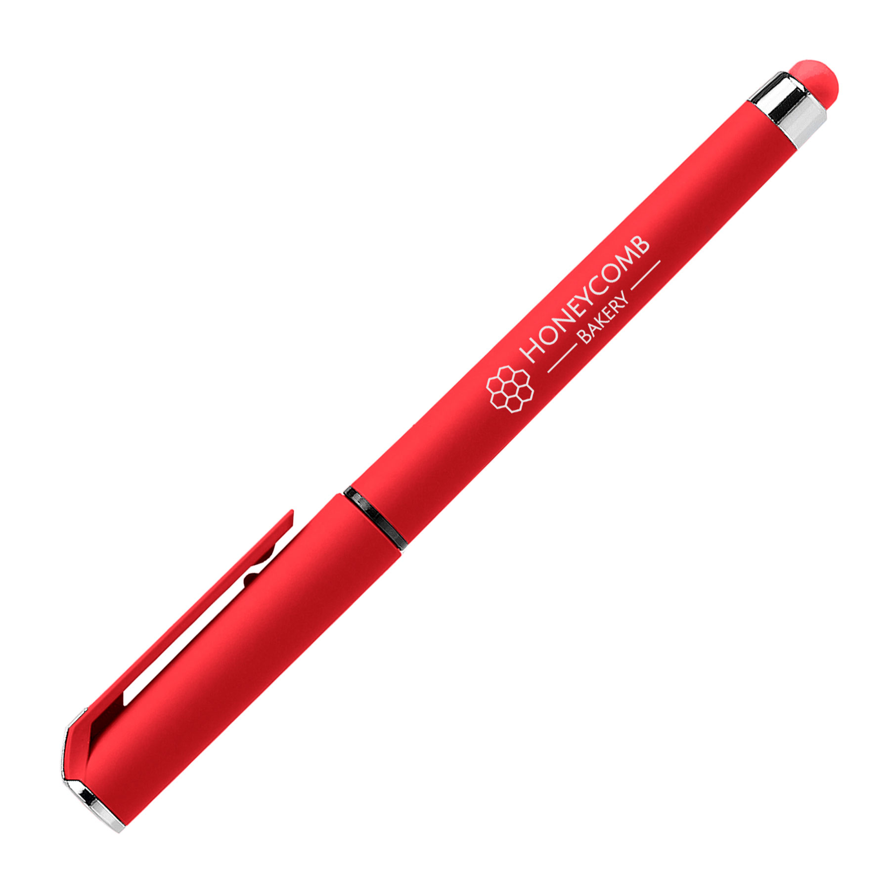 Rubberised Finish Branded Gel Pen