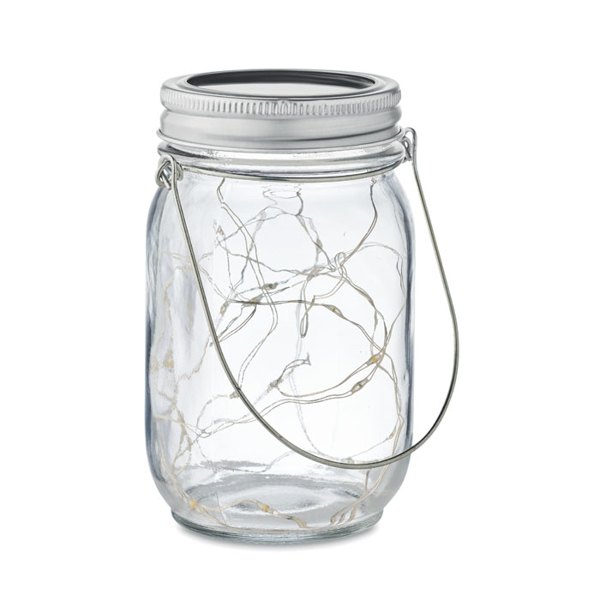 Glass Mason Jar with Lights