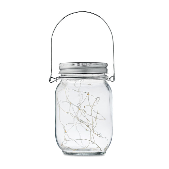 Glass Mason Jar with Lights