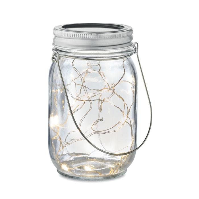 Glass Mason Jar with Lights