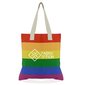 rainbow shopping bag