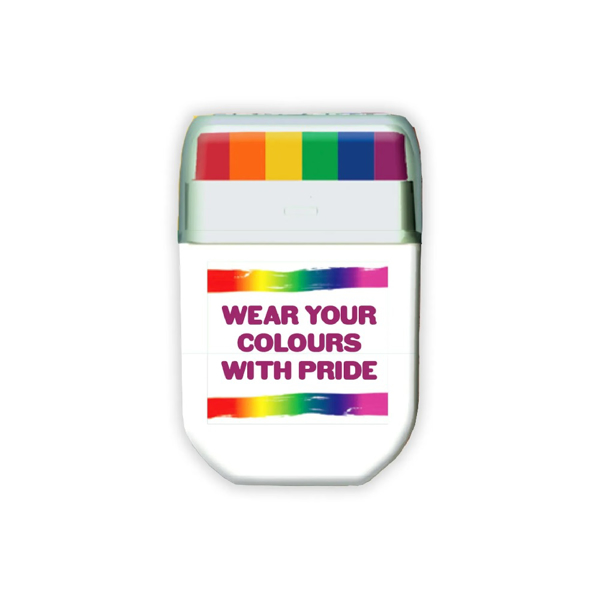 rainbow face paint applicator