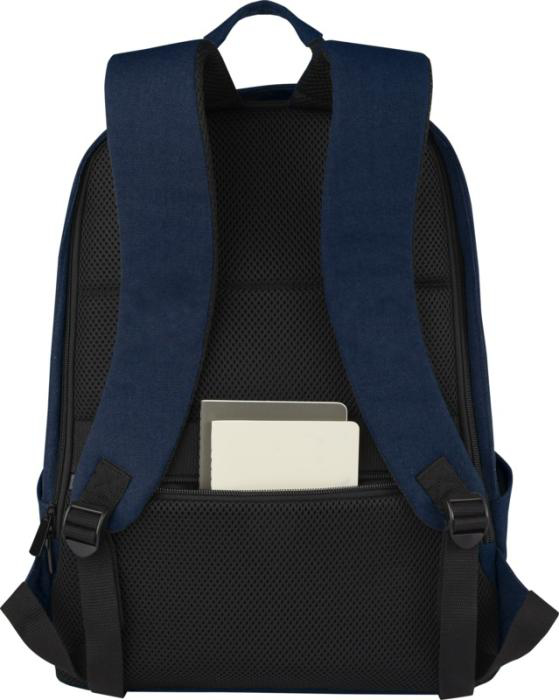 Back of Navy Backpack