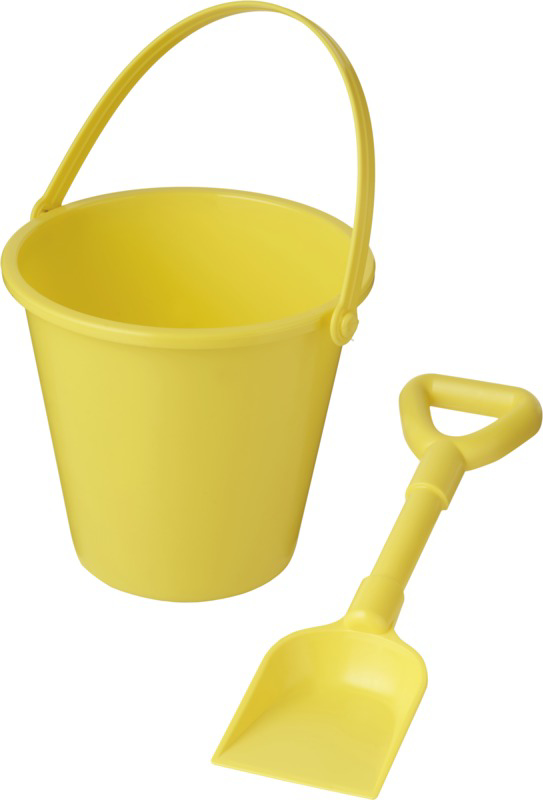 Plastic Beach Bucket & Spade