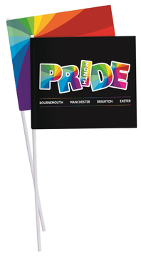Picture of Pride Paper Hand Waving Flags