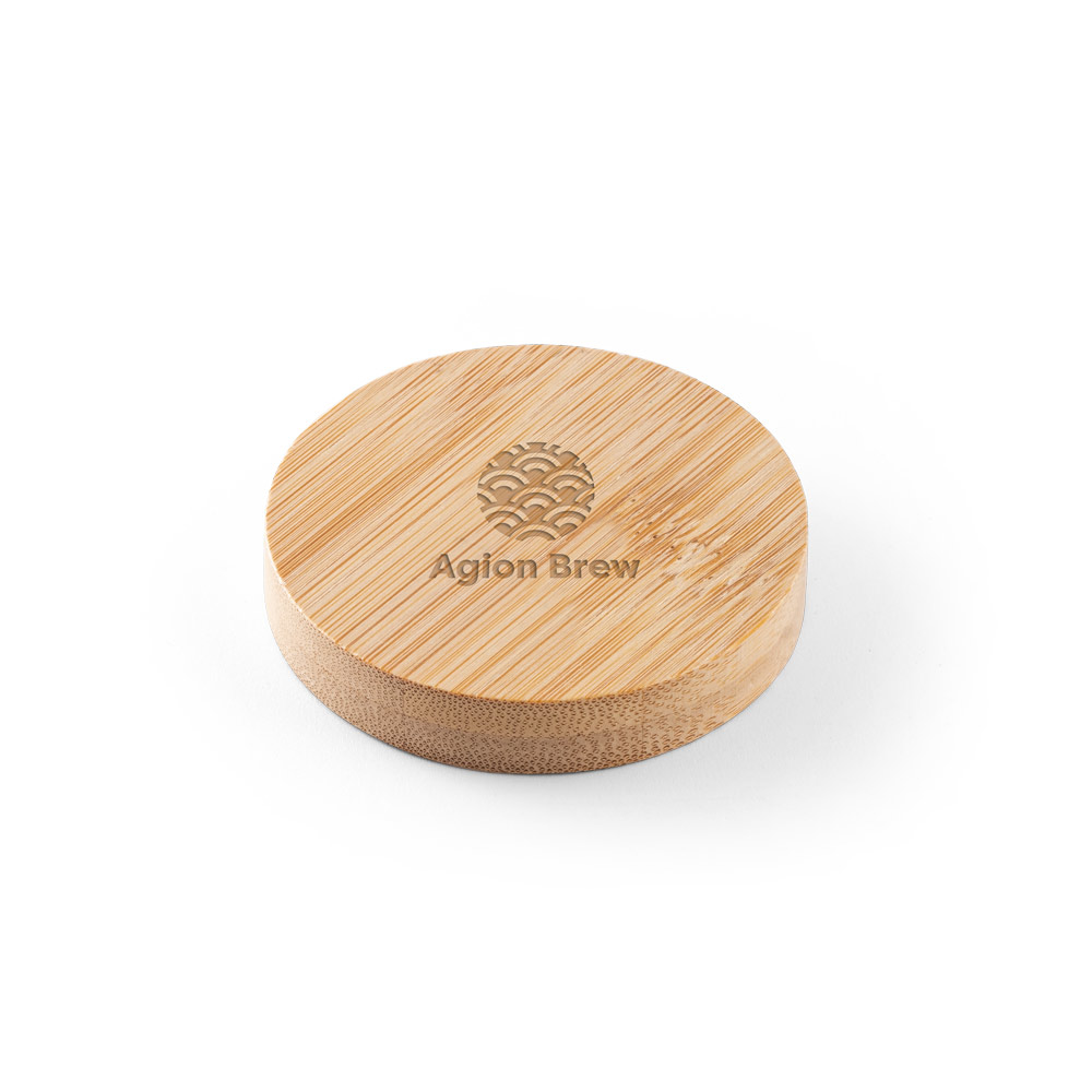 bamboo coaster with print
