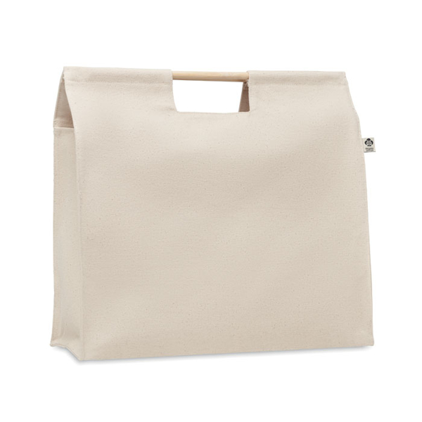 beige canvas shopper