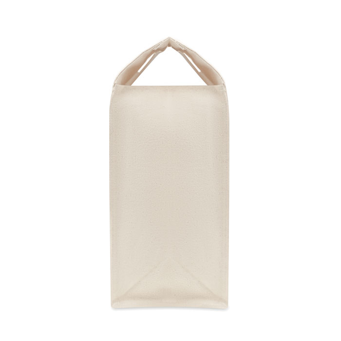 beige canvas shopper side on