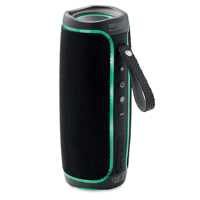 Speaker with green LED