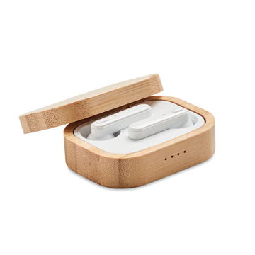 Bamboo cased Ear Buds