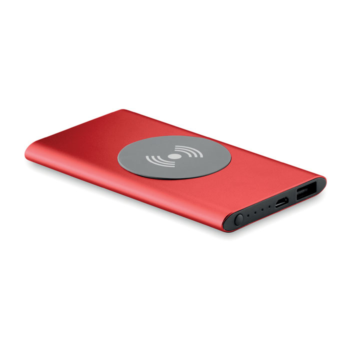 Aluminium Power Bank in Red