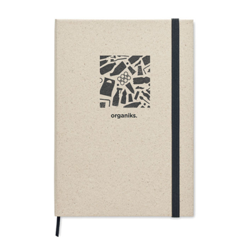 A5 Grass Paper Notebook with print