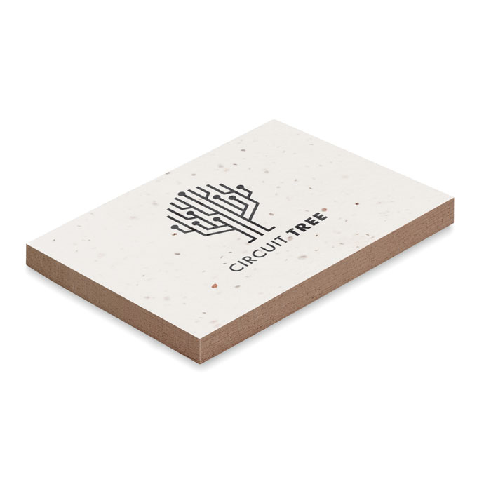 Mix Seed Paper Cover Sticky Notes with print