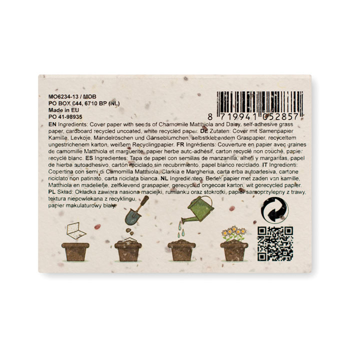 Mix Seed Paper Cover Sticky Notes label