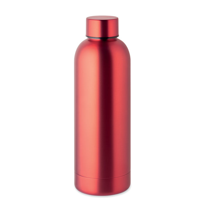 Recycled Steel Bottle in Red