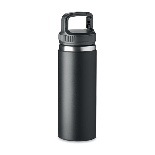 Cleo Double Wall Stainless Steel Bottle in Black
