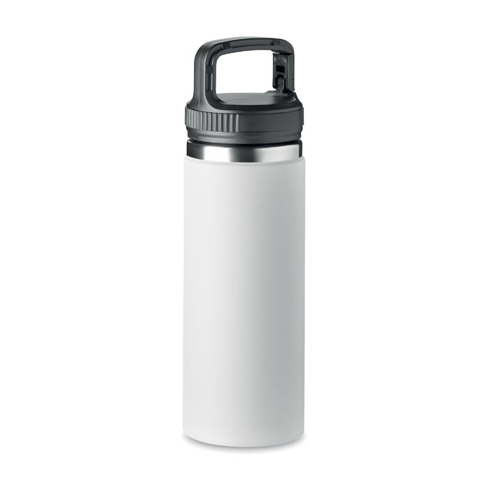 Cleo Double Wall Stainless Steel Bottle in White