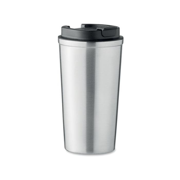 Steel tumbler in silver