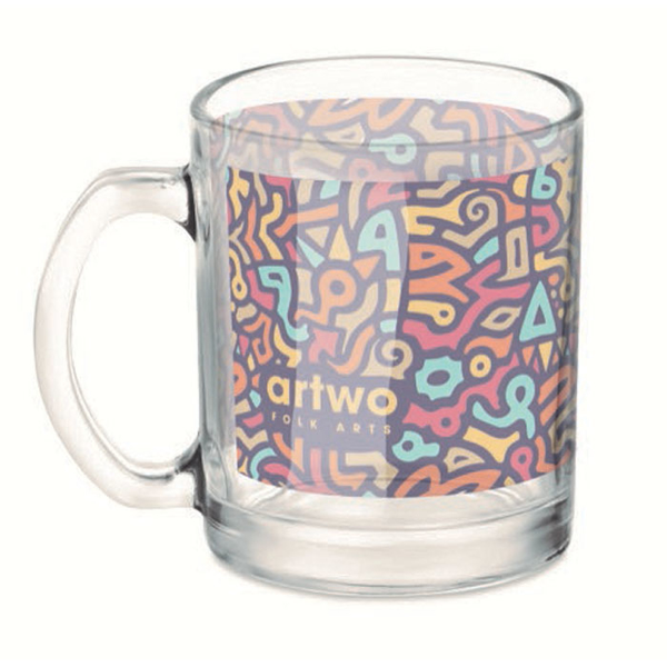 Gloss Glass Mug with Sublimation