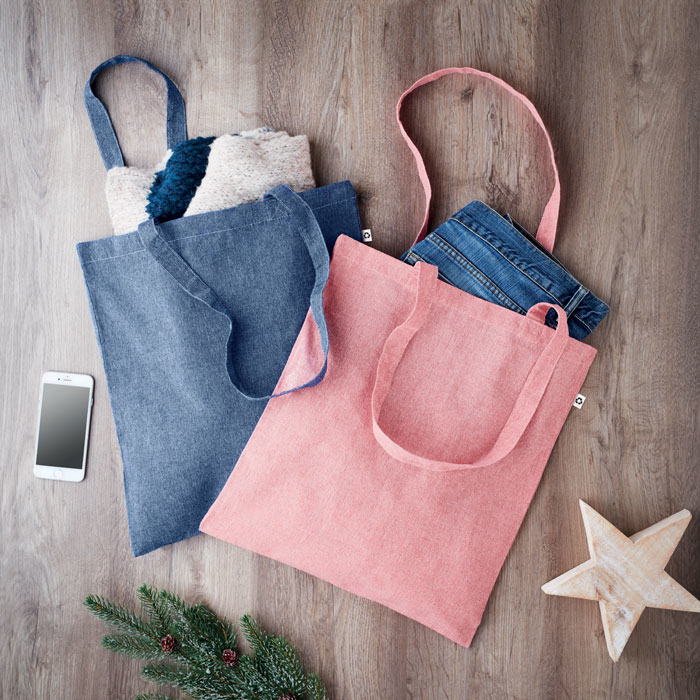 Recycled polyester tote bags
