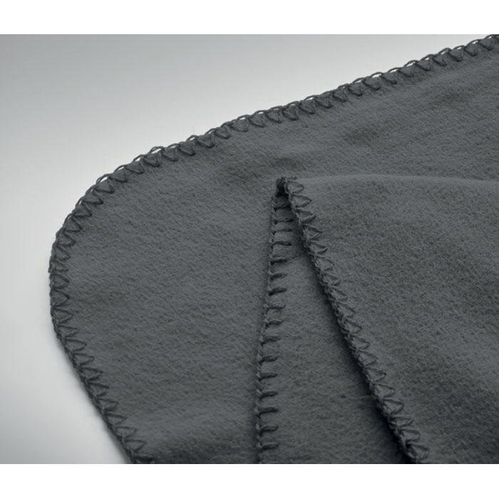 RPET blanket in dark grey 