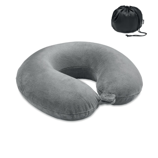 Grey Travel Pillow 