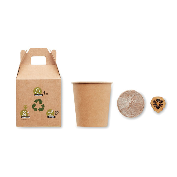 Growtree tree with packaging printed