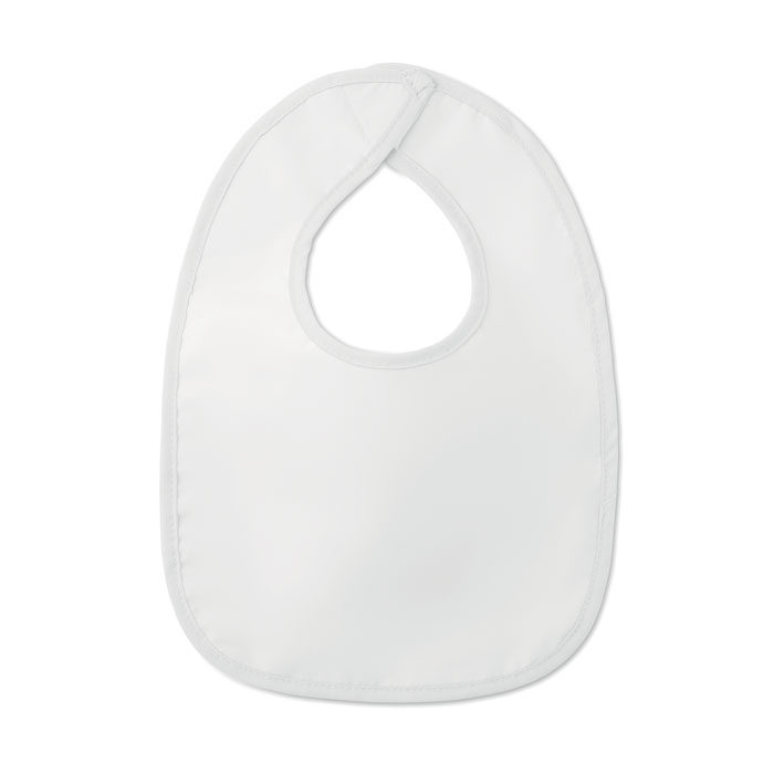 White baby bib without print
