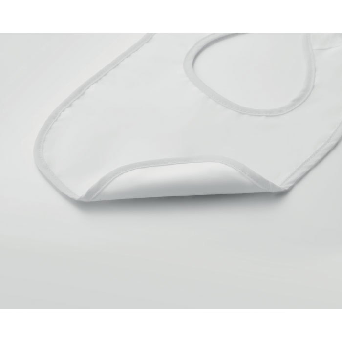 White baby bib without print