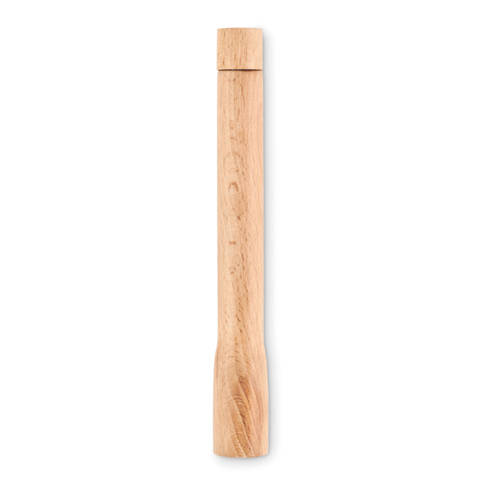 wooden torch upright