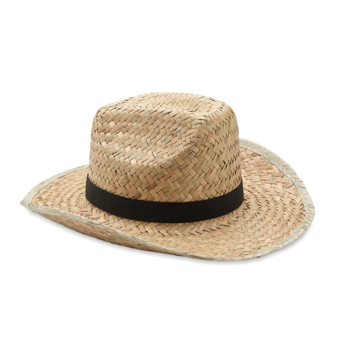 Natural Straw Hat with black band