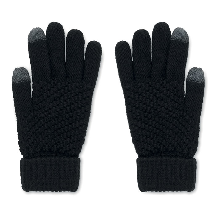 Gloves with palms facing up