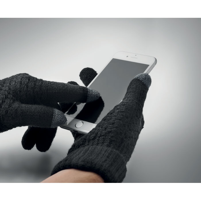 Gloves in use on phone