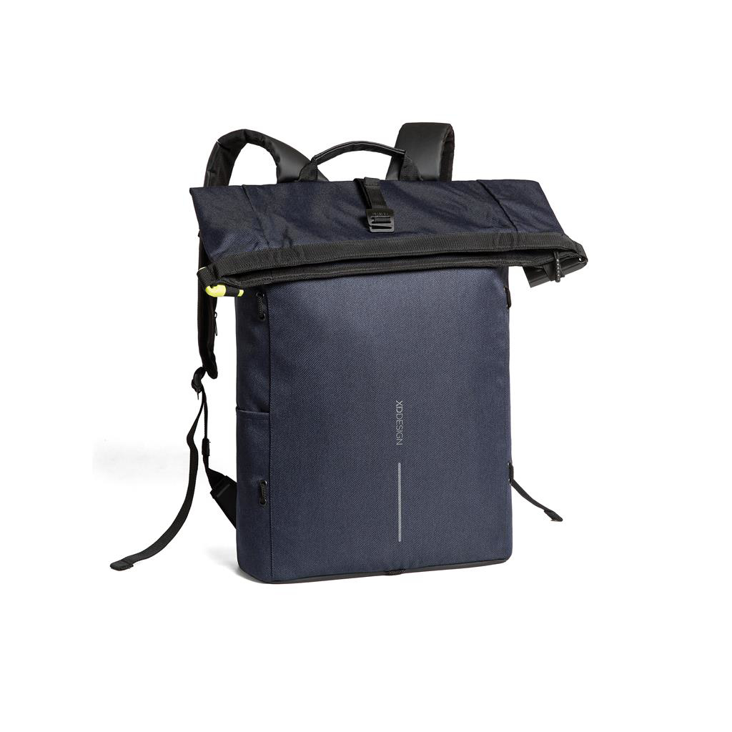 Anti-theft Backpack in Navy Open