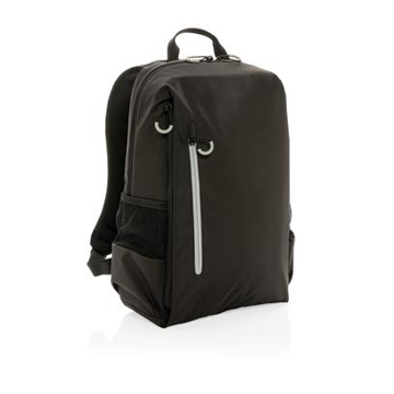 Lima RFID Laptop Backpack in Black