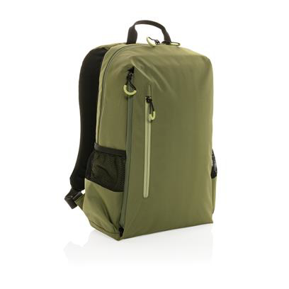 Lima RFID Laptop Backpack in Green