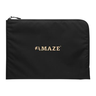 Black Laptop sleeve with print