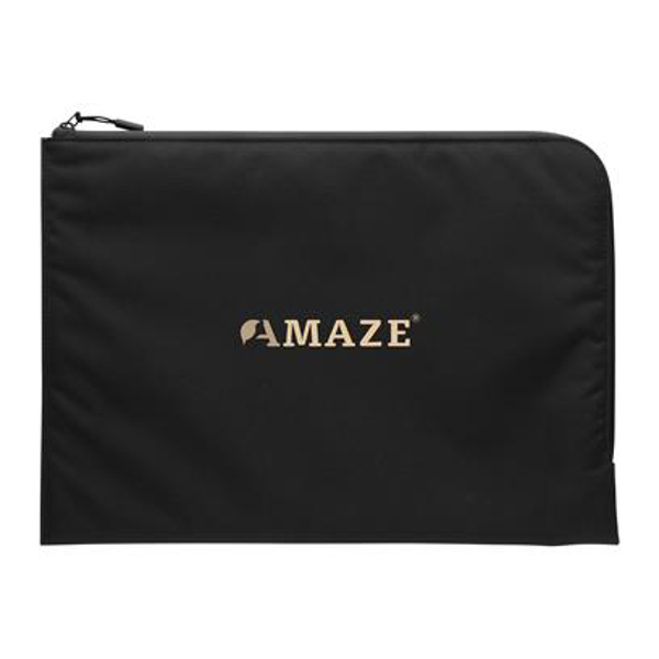 Black Laptop sleeve with print