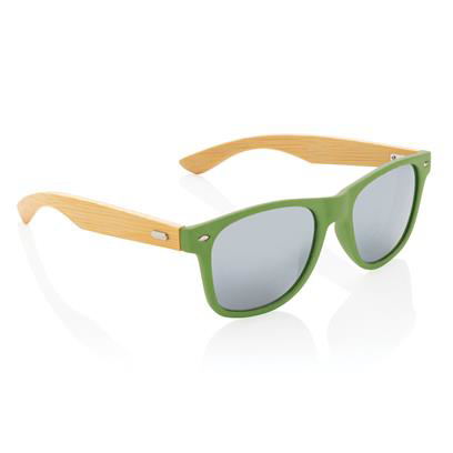 Green recycled sunglasses 